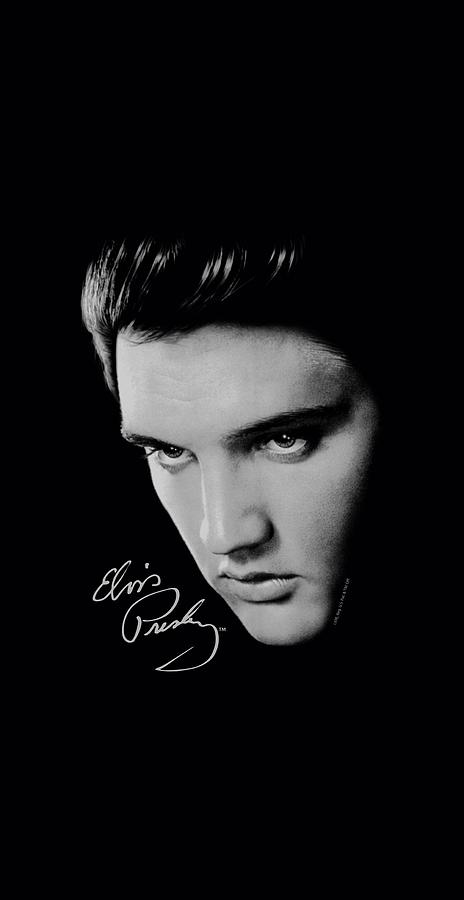 Portrait Digital Art - Elvis - Face by Brand A