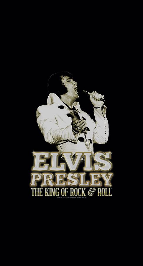 Elvis Presley Digital Art - Elvis - Golden by Brand A