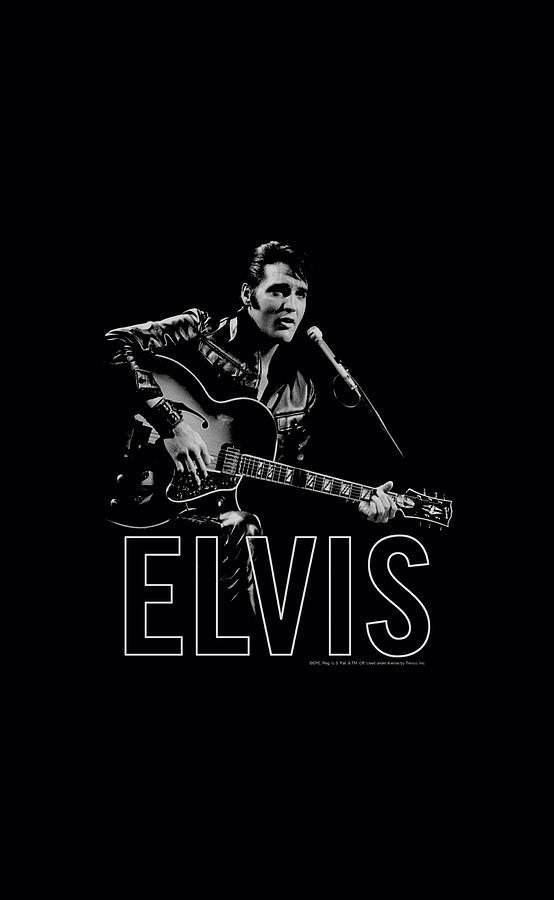 Musician Digital Art - Elvis - Guitar In Hand by Brand A