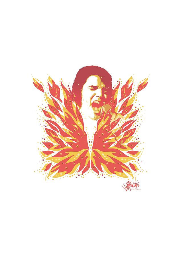 Elvis Presley Digital Art - Elvis - His Latest Flame by Brand A