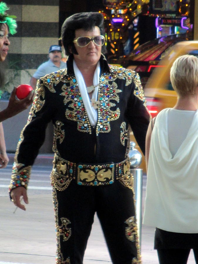 Elvis Impersonator  Photograph by Kay Novy