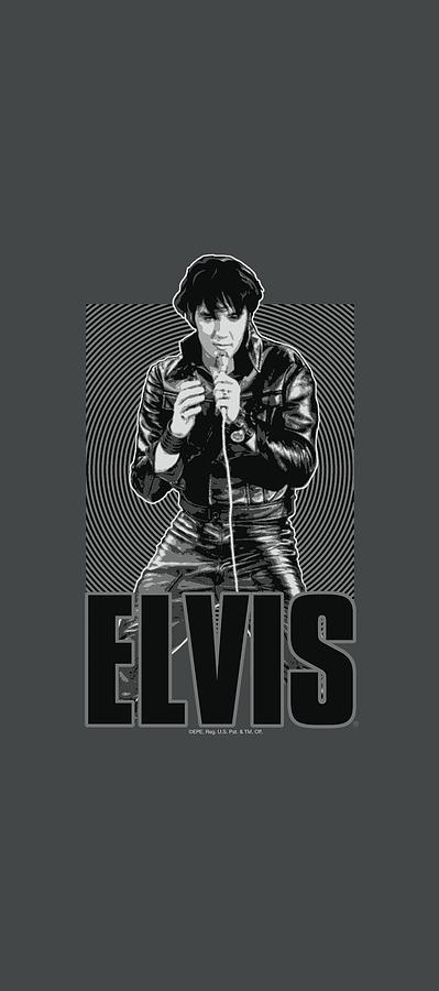 Elvis Presley Digital Art - Elvis - Leather by Brand A