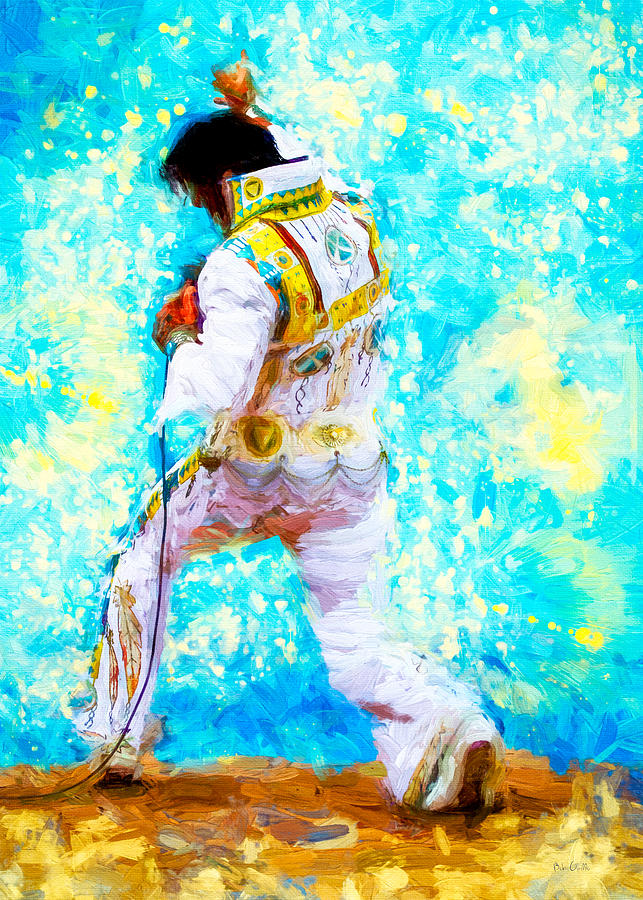 Elvis Painting - Elvis Live by Bob Orsillo