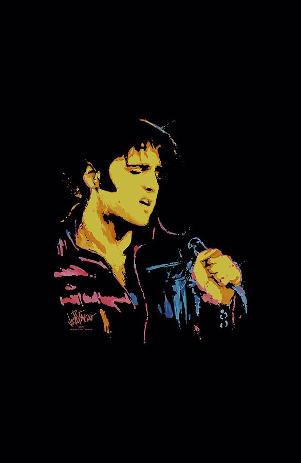 Elvis Presley Digital Art - Elvis - Neon Elvis by Brand A