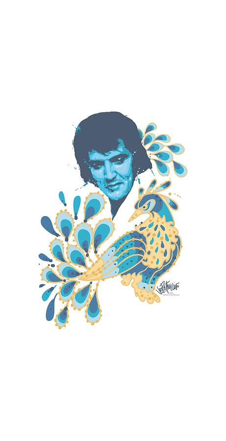 Elvis Presley Digital Art - Elvis - Peacock by Brand A