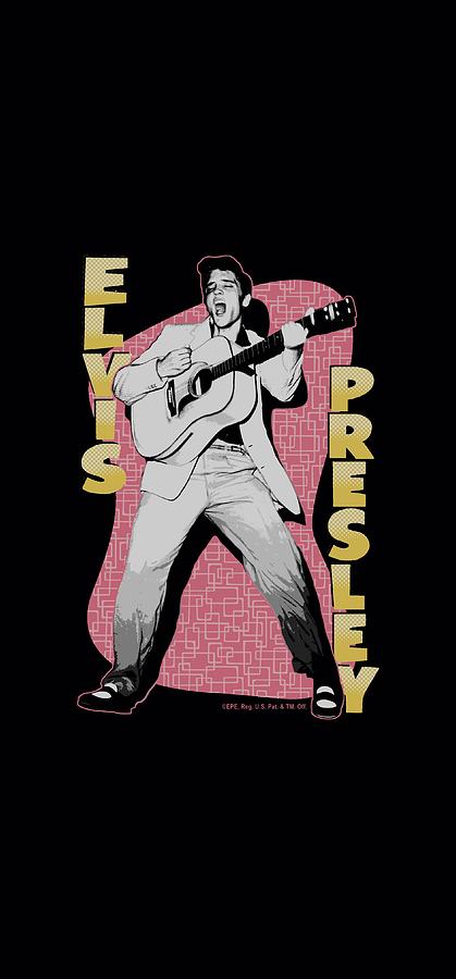 Elvis Presley Digital Art - Elvis - Pink Rock by Brand A