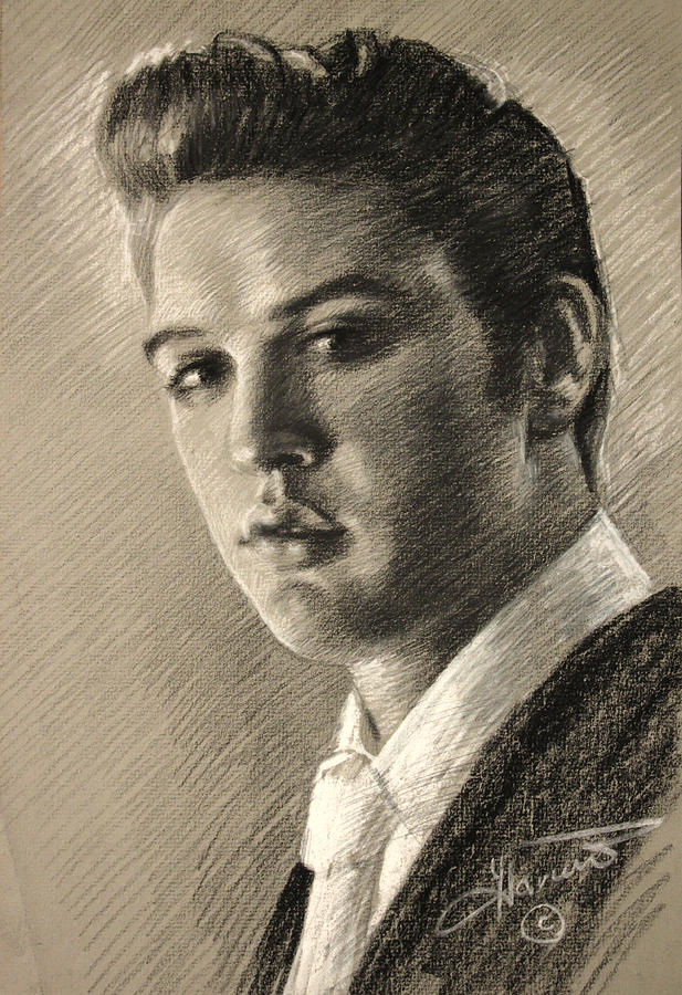 Elvis Presley Drawing by Viola El