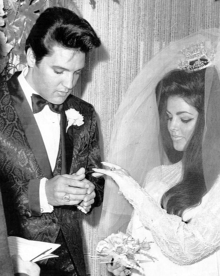 Elvis Presley Photograph - Elvis Presley Getting Married by Retro Images Archive