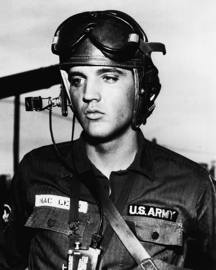 Elvis Presley Photograph - Elvis Presley In Military Uniform by Retro Images Archive