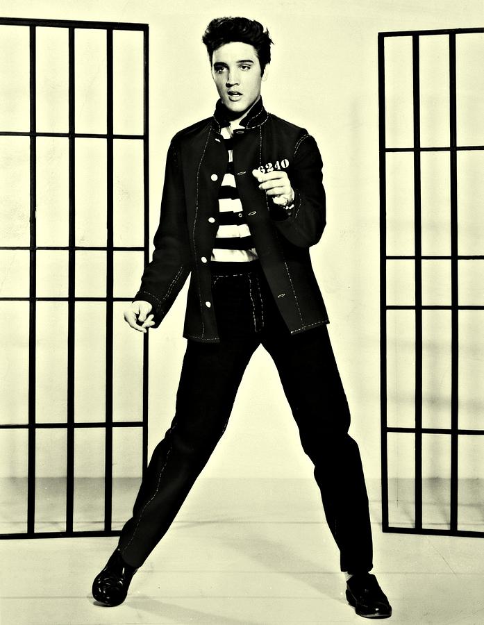 Elvis Presley Jailhouse Rock Photograph by Movie Poster Prints