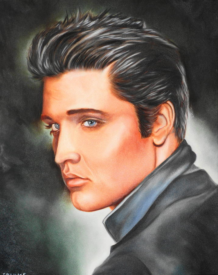 Elvis Presley Painting by Mark Robinson - Pixels