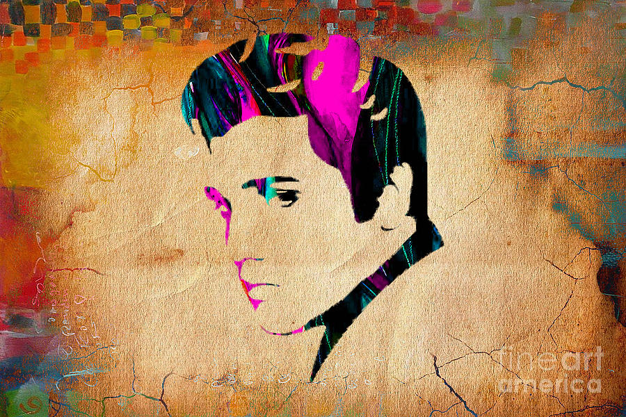 Elvis Presly Wall Art Mixed Media by Marvin Blaine