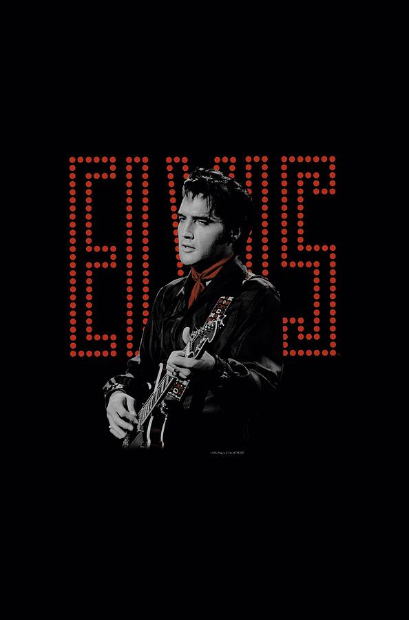 Elvis Presley Digital Art - Elvis - Red Guitarman by Brand A