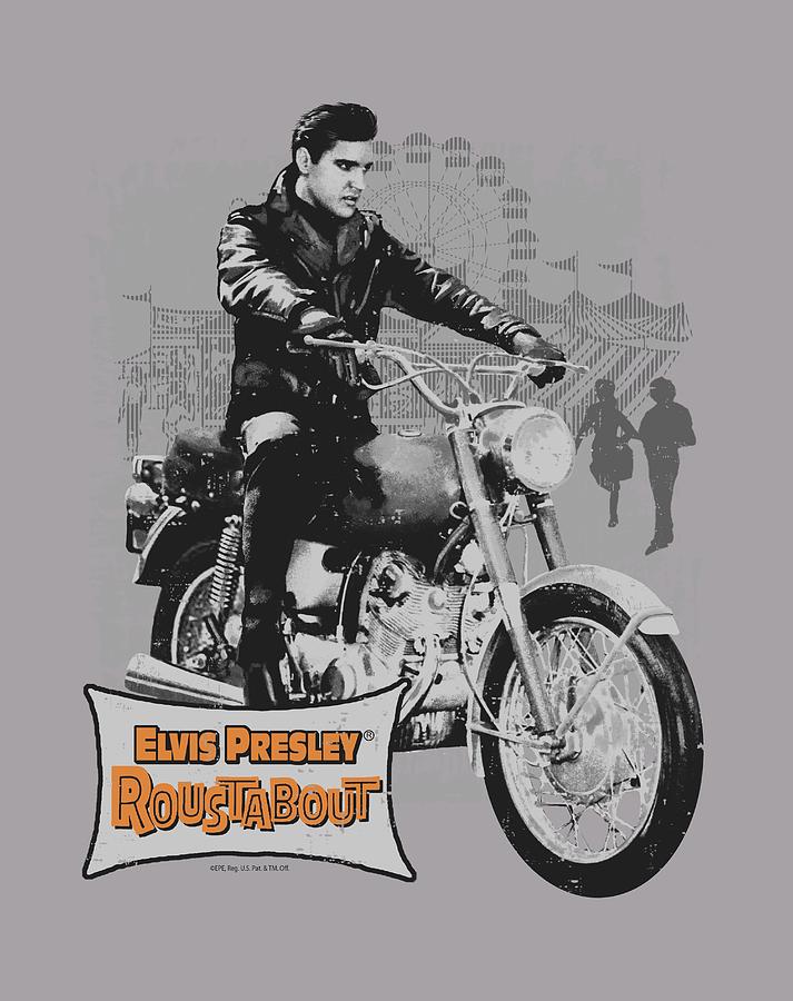 Elvis Presley Roustabout Motobike POSTER 