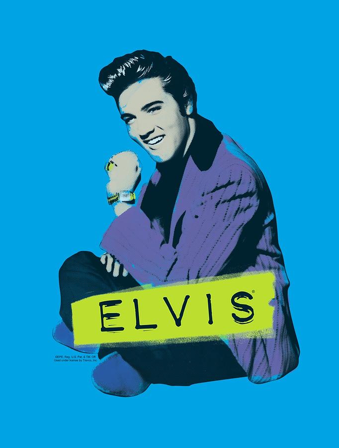 Elvis Presley Digital Art - Elvis - Sitting by Brand A