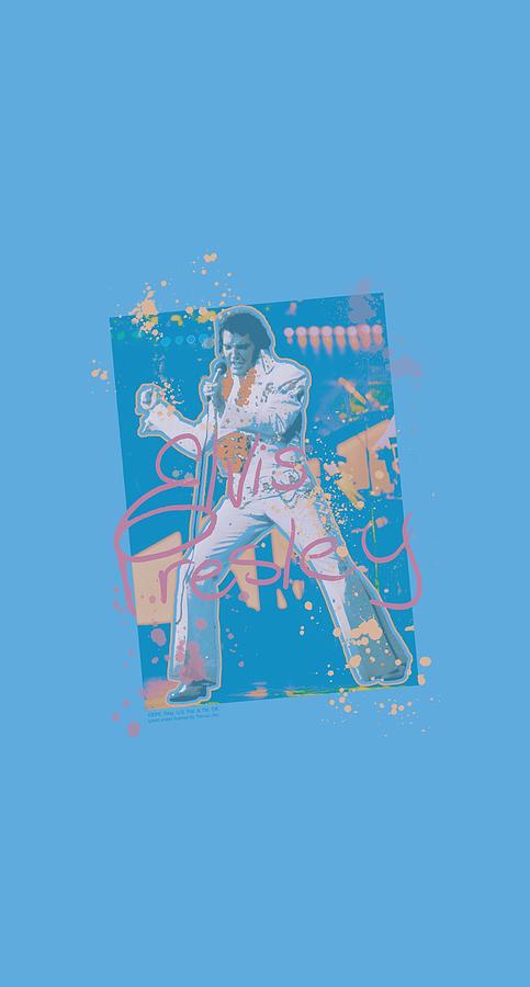 Elvis Presley Digital Art - Elvis - Splatter Hawaii by Brand A