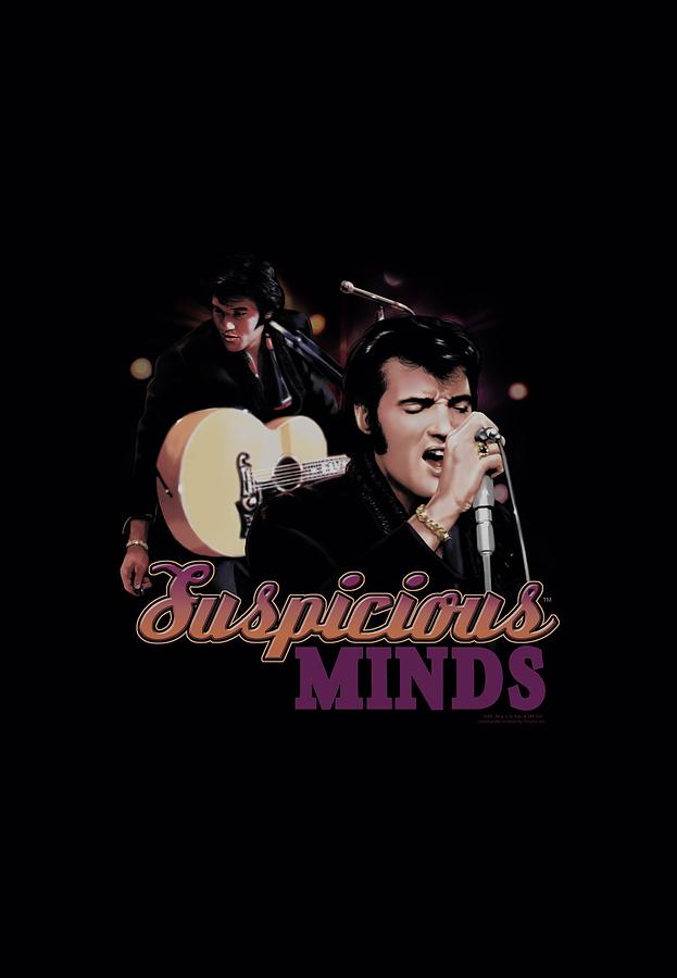 Elvis Presley Digital Art - Elvis - Suspicious Minds by Brand A