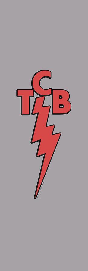 Lightning Bolt Digital Art - Elvis - Tcb by Brand A