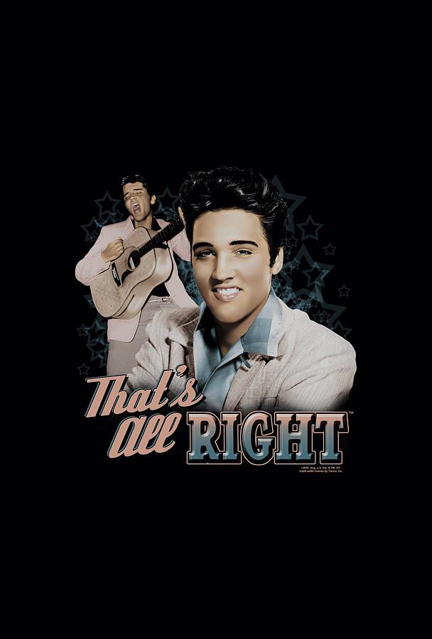 Elvis Presley Digital Art - Elvis - Thats All Right by Brand A