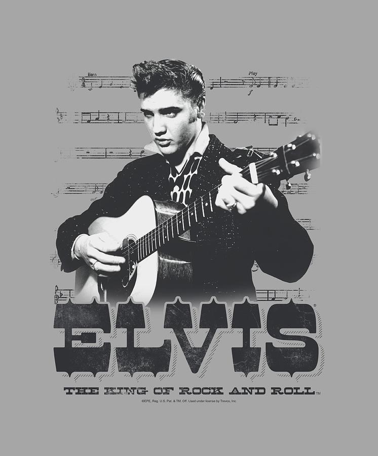 Elvis Presley Digital Art - Elvis - The King Of by Brand A
