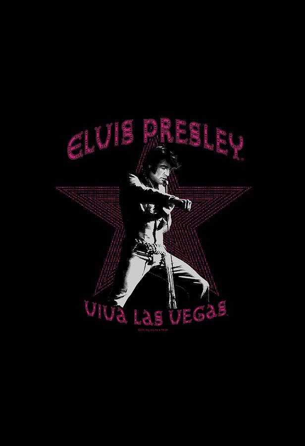 Elvis Presley Digital Art - Elvis - Viva Las Vegas Star by Brand A