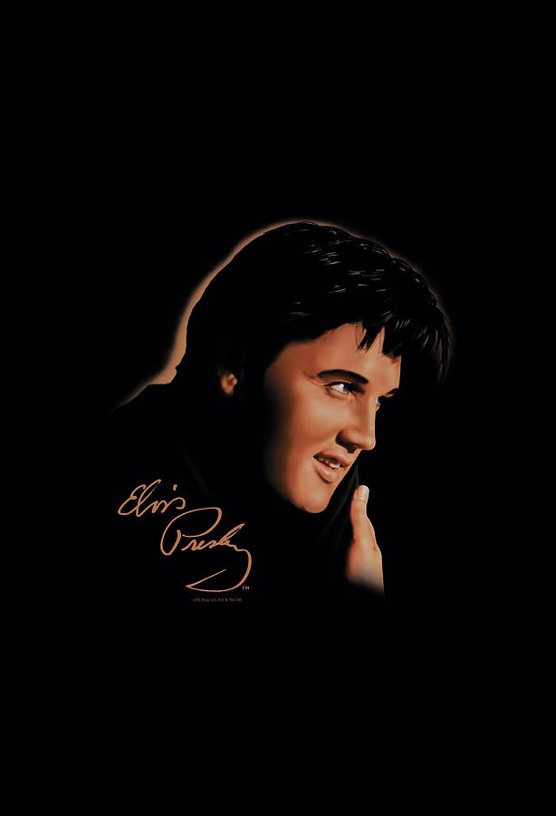 Elvis Presley Digital Art - Elvis - Warm Portrait by Brand A