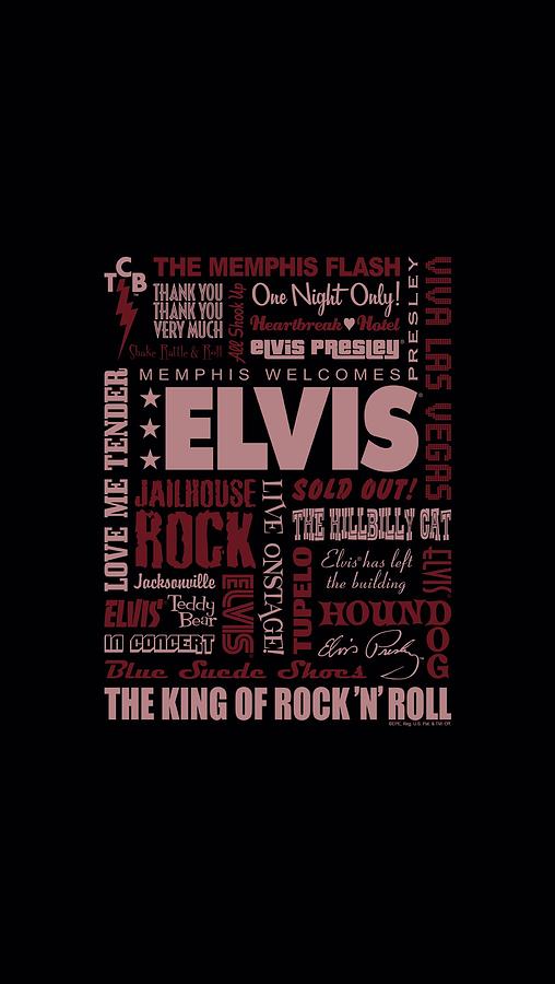 Elvis Presley Digital Art - Elvis - Whole Lotta Type by Brand A