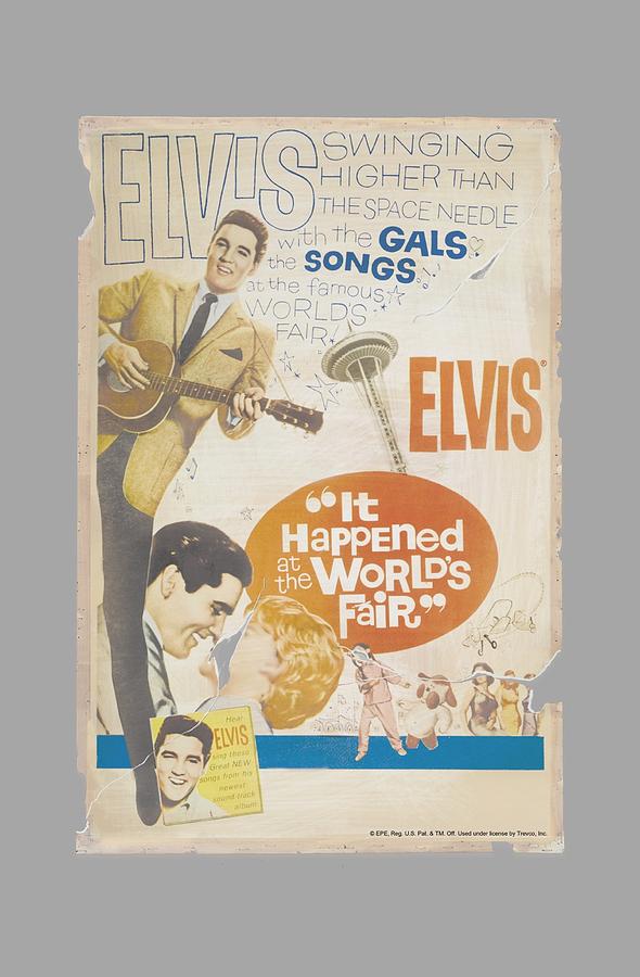 Elvis Presley Digital Art - Elvis - World Fair Poster by Brand A
