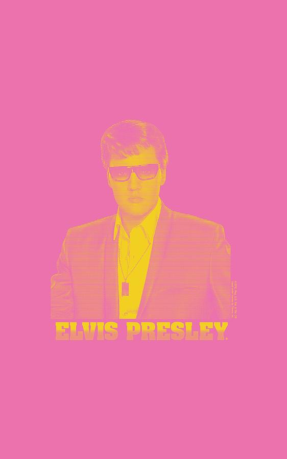 Elvis Presley Digital Art - Elvis - Yellow Elvis by Brand A