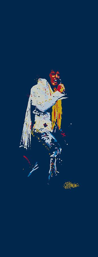 Elvis Presley Digital Art - Elvis - Yellow Scarf by Brand A