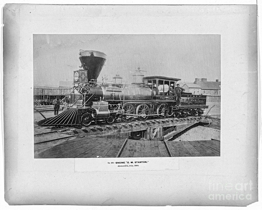 EM Stanton locomotive Photograph by Russell Brown