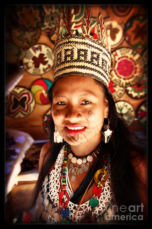 Embera Chieftess Photograph by Bob Hislop