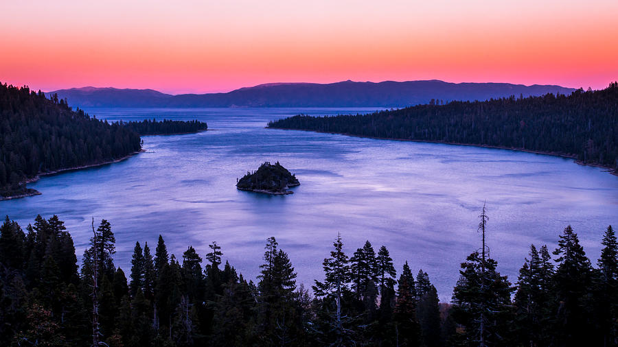 Emerald Bay At Dusk Photograph By Chakravarthy Kotaru