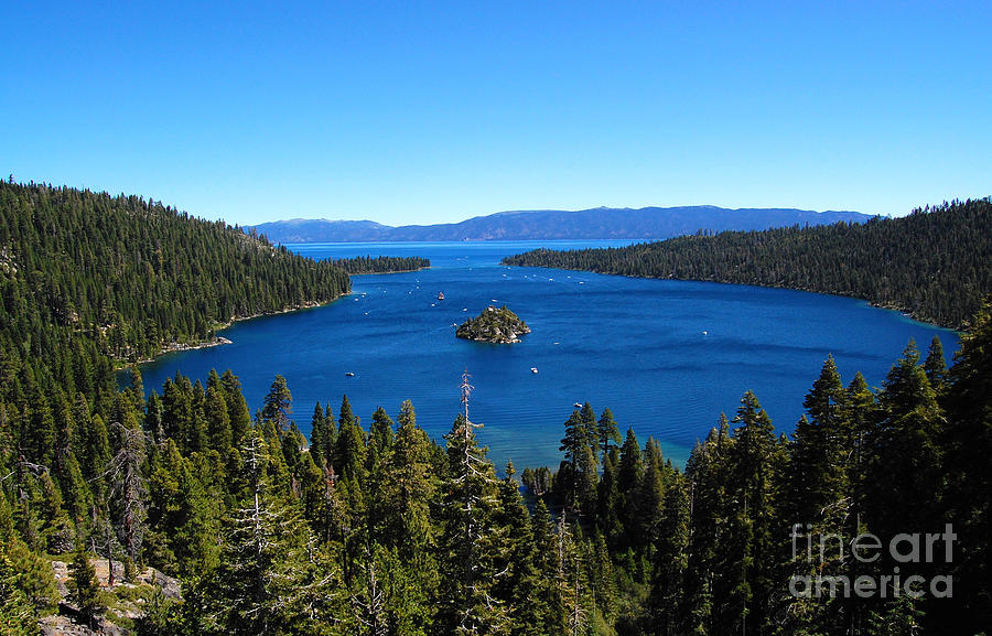 Emerald Bay Lake Tahoe California Photograph by Debra Thompson