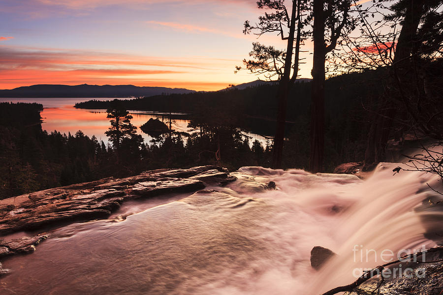 Emerald Bay Lake Tahoe dawn Photograph by Ken Brown