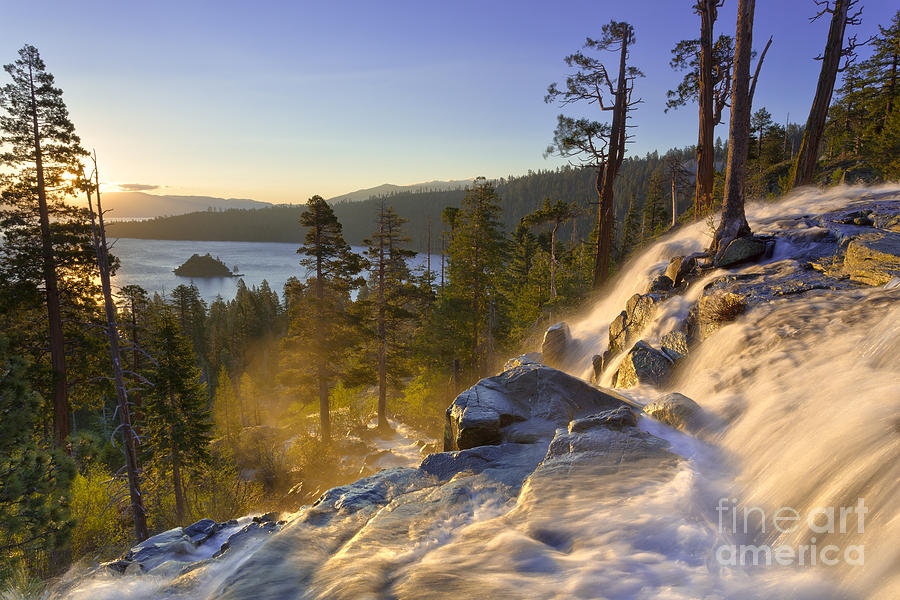 Emerald Bay sunrise Lake Tahoe California Photograph by Ken Brown