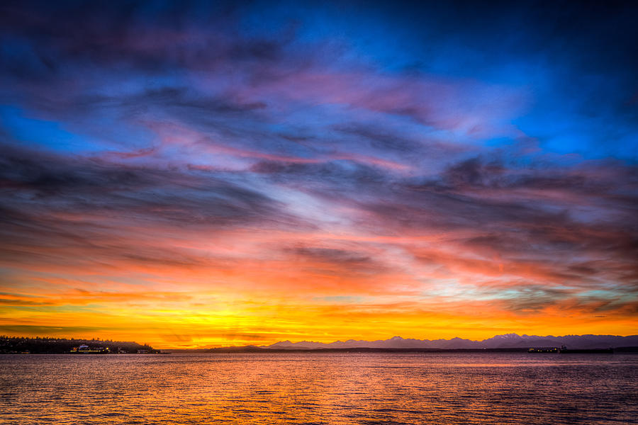 Emerald City Sunset Photograph by Spencer McDonald