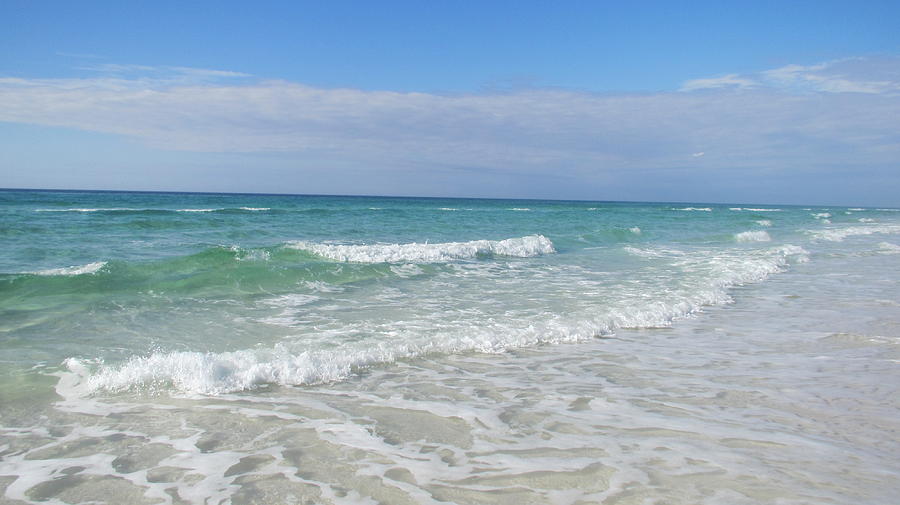 Water Photograph - Emerald Coast by Denise Hoff Water Photograph - Emerald Coast by Denise Hoff