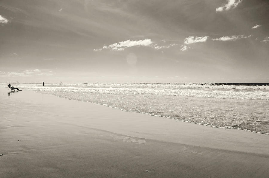 Black And White Photograph - Emerald Isle NC by Dragomir Chavdarov