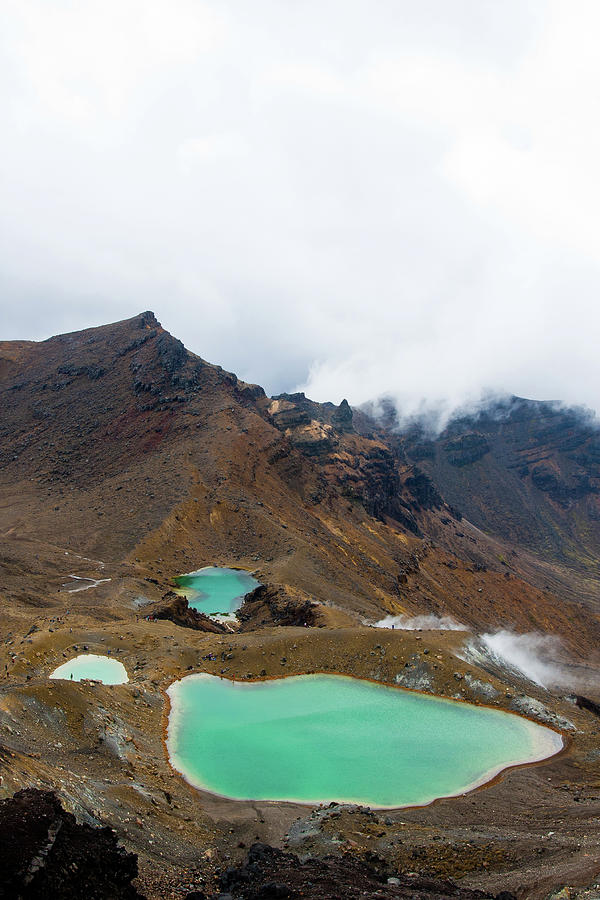 Emerald Lakes Photograph by Javi Lopez