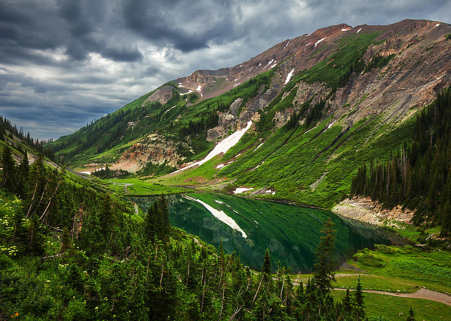 Mountain Photograph - Emerald Morning by Darren White