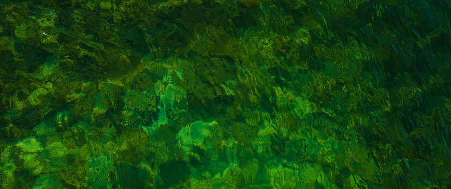 Abstract Photograph - Emerald Ocean by Michael Robert Hartman