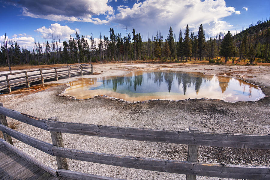 Yellowstone National Park Photograph - Emerald Pool by Mark Kiver