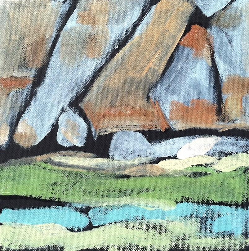 Landscape Painting - Emerald Pool by Molly Fisk