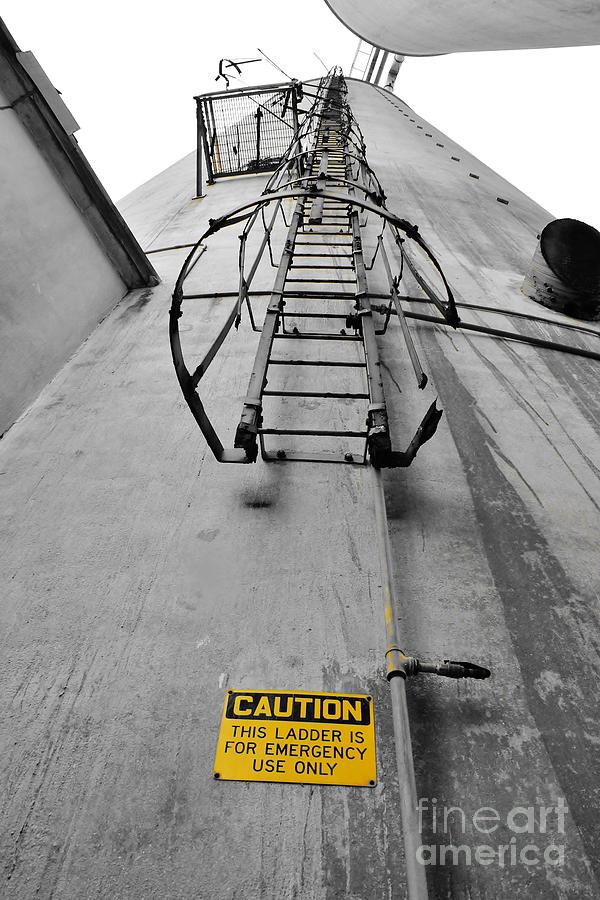 Emergency Ladder Only Photograph by Lynda Dawson-Youngclaus