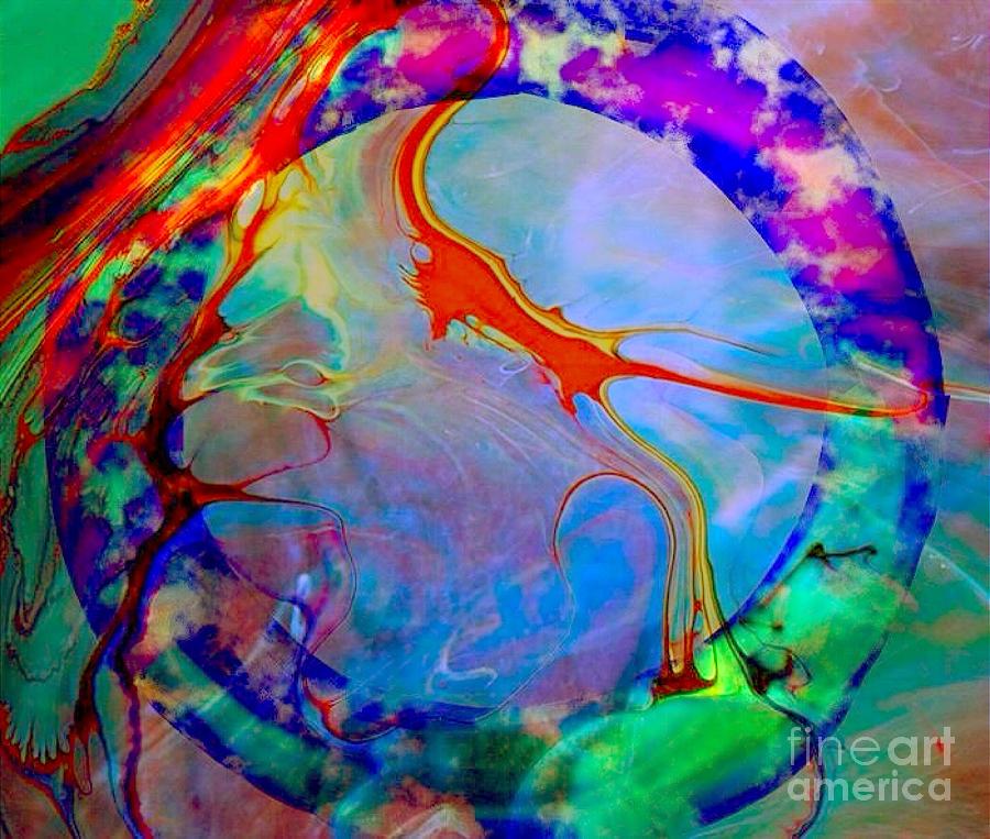 Emerging Thoughts Abstract Painting by Saundra Myles