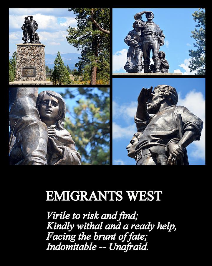 Emigrants West Photograph by AJ  Schibig