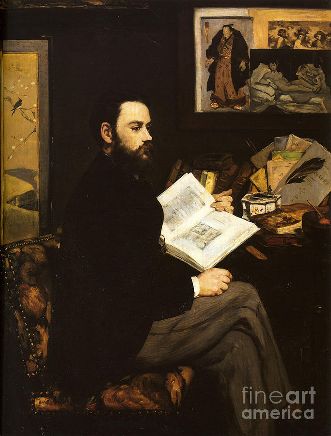 Emile Zola Painting - Emile Zola by Celestial Images