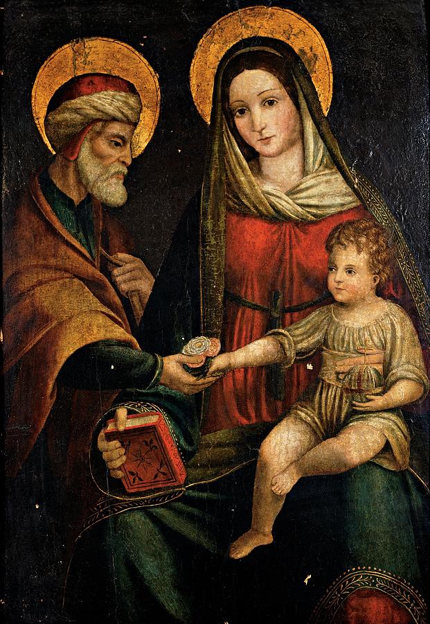 Madonna Photograph - Emilian Artist, Holy Family, 16th by Everett