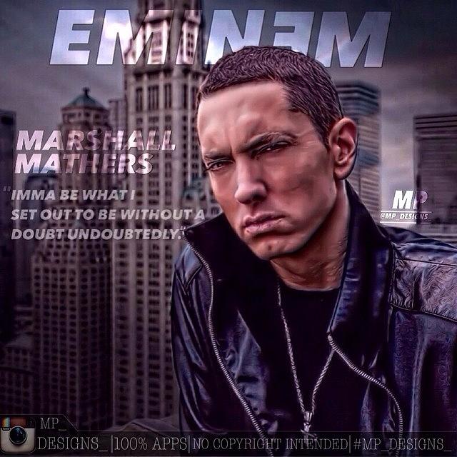 Eminem Photograph - Eminem Edit!
marshall by Matt Pollock
